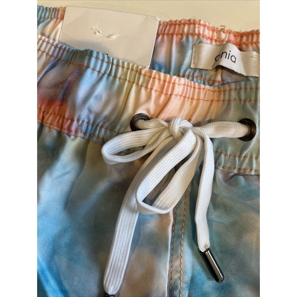 Onia Men's Charles Pastel Tie Dye 5" Swim Shorts Trunks XL Rtl $110 New with Tag - Picture 5 of 6